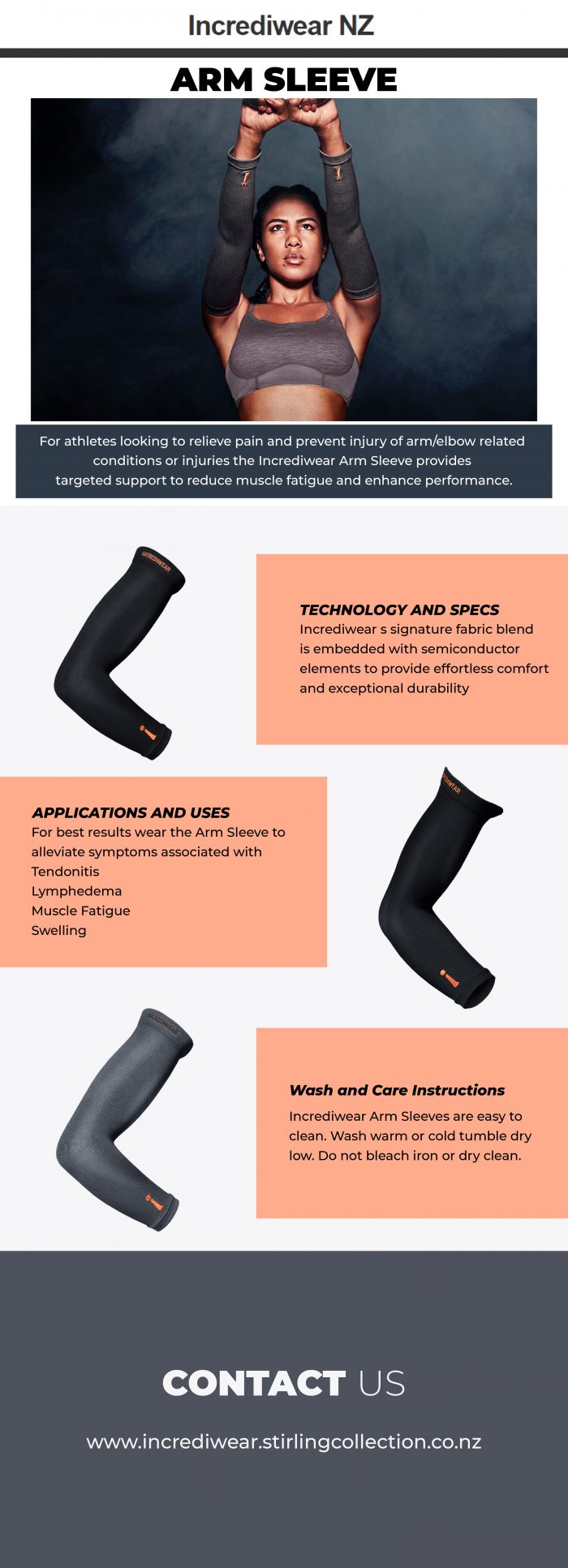 Relieve pain with the arm sleeve – Incrediwear NZ
