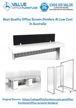 Best Quality Office Screen Dividers At Low cost in Australia