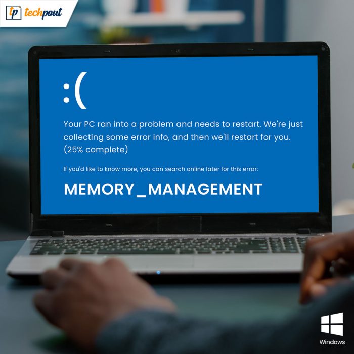 Windows 10 Blue Screen Memory Management Error | Fixed