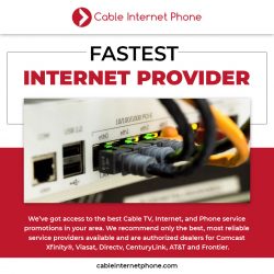 Fastest Internet Provider In USA – Cable Internet Phone