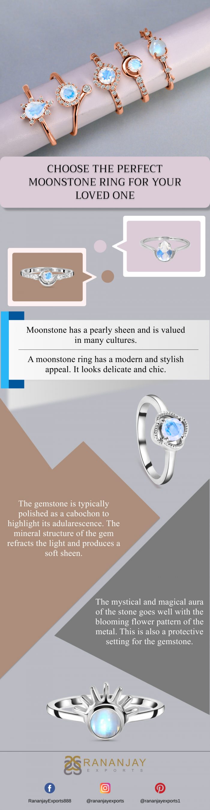 Buy Online Moonstone Ring at Affordable Prices