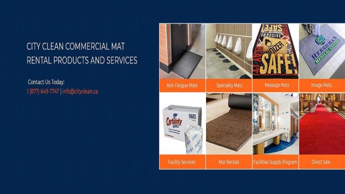 Canada’s Best Floor Mats & Rentals Services Company