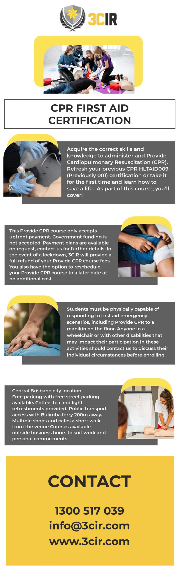 Best CPR First Aid Certification Courses | 3CIR