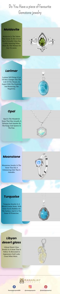 Do You Have a Piece of Favourite Gemstone Jewelry
