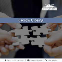 Escrow Closing Services in Utah – Metro National Title