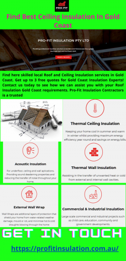 Find Best Ceiling Insulation In Gold Coast