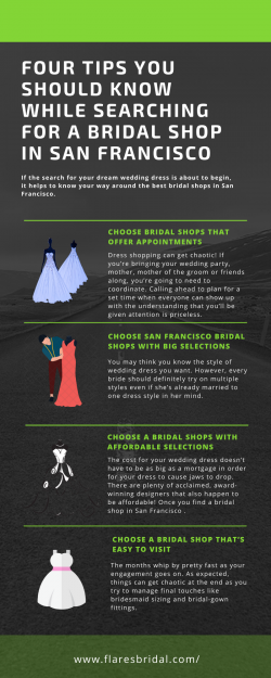 Four Tips You Should Know While Searching for a Bridal Shop in San Francisco
