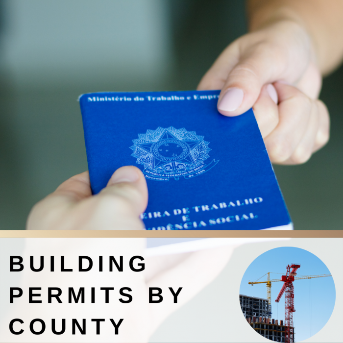 Building permits by county