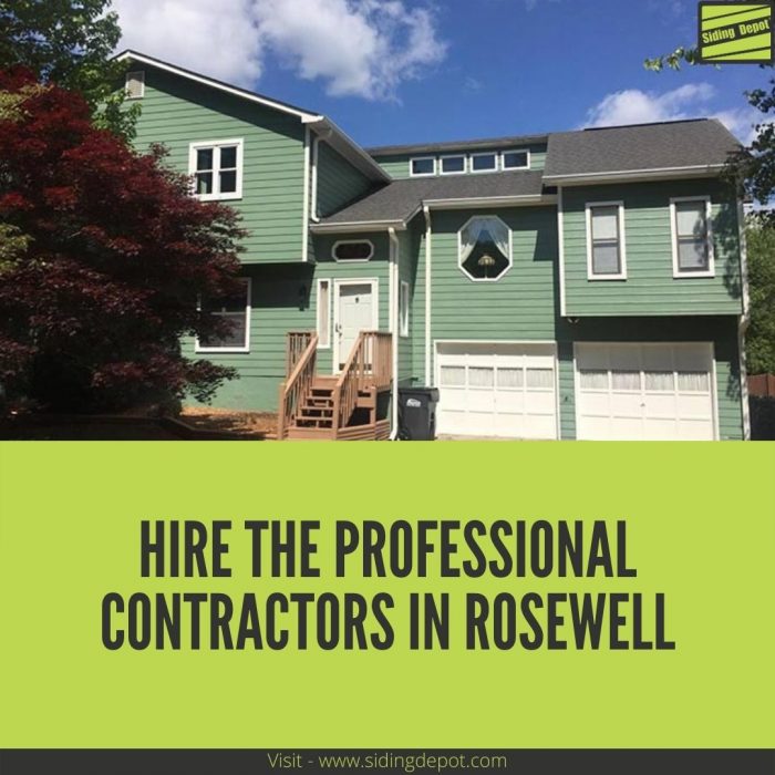 Hire the Professional Contractors in Rosewell
