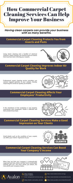 How Commercial Carpet Cleaning Services Can Help Improve Your Business