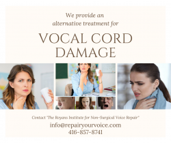 Amazing Treatment To Repair Injured Vocal Cords