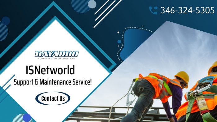 ISNetworld Support and Maintenance Services