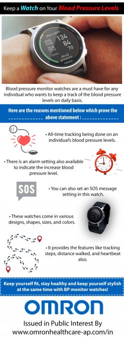 Keep a Watch on Your Blood Pressure Levels
