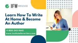 Learn How To Write At Home & Become An Author