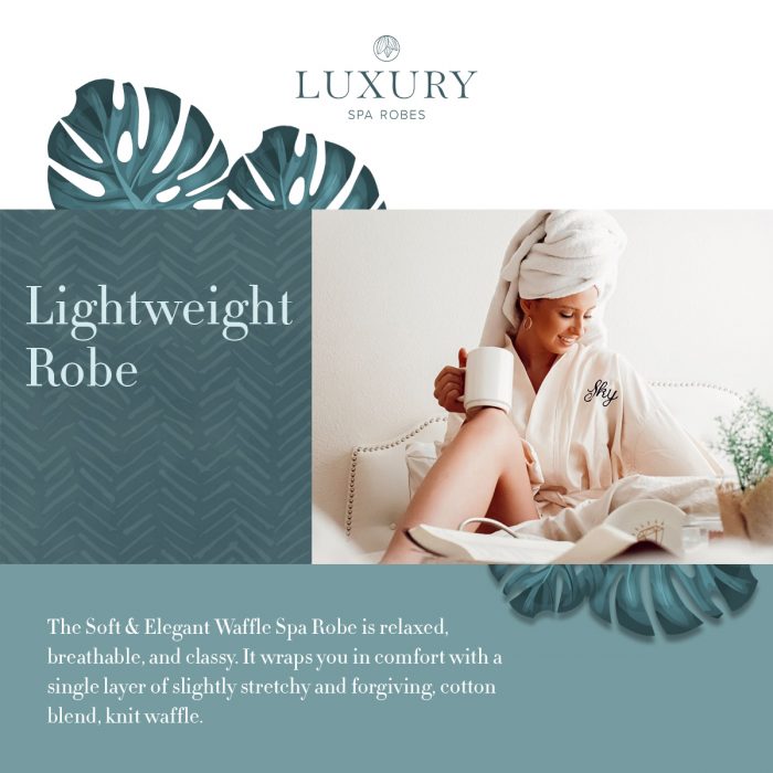 Pick Lightweight Robe for Men and Women at Luxury Spa Robes