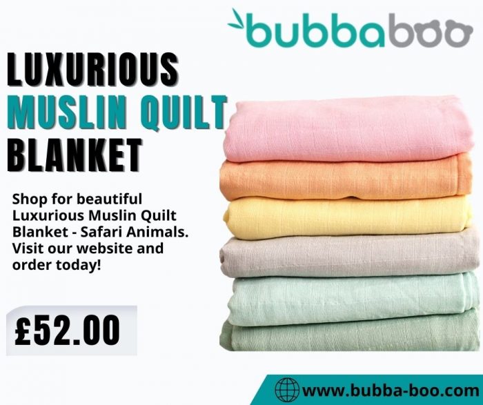 Luxurious Muslin Quilt Blanket