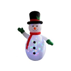 Magic Christmas inflatable Snowman swirling colorful LEDs FL18QX-126