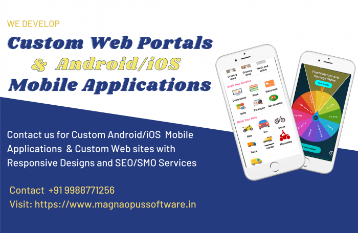 Custom Web Portals and Mobile Applications