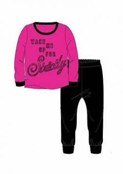 Official Strictly Come Dancing Girls Wake Me Up For Strictly Pjs Pyjama Set Sleepwear
