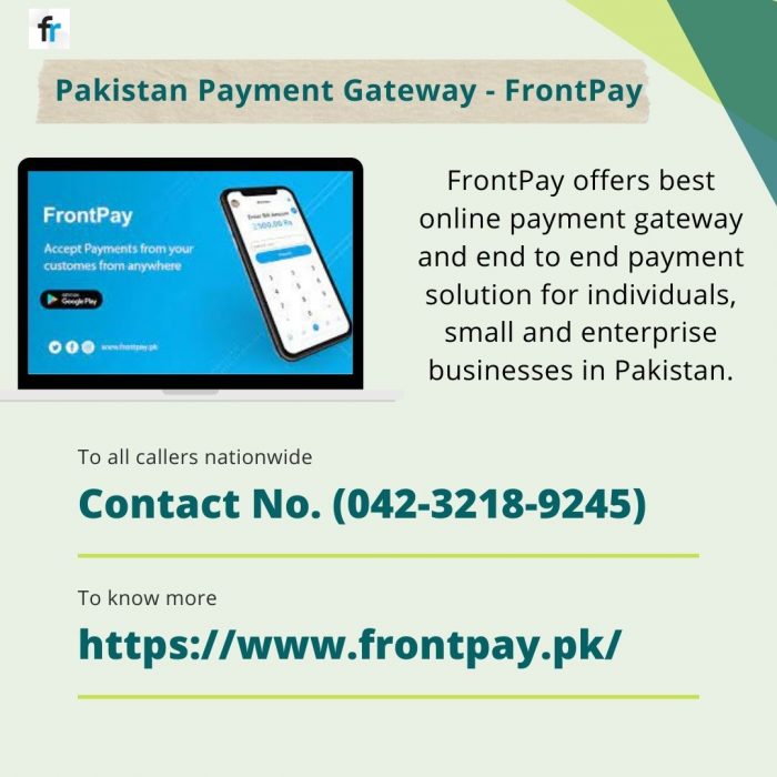 Pakistan Payment Gateway – FrontPay