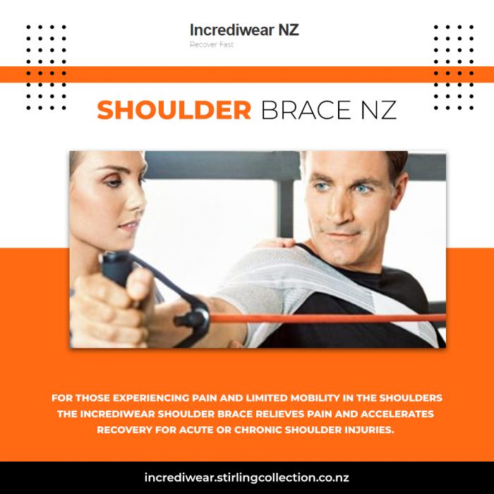 Get rid of shoulder pain with shoulder brace – Incrediwear NZ