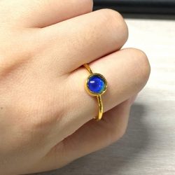 Minimalist Delicate Mood Ring in Sterling Silver