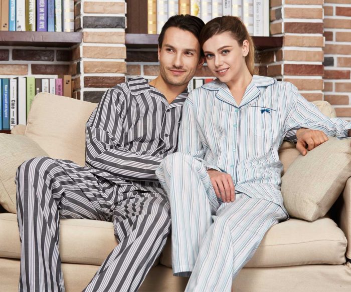 Mens And Womens Organic Cotton Pyjama Set