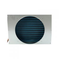 Copper Tube Blue Fin Condenser With Fan Cover