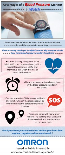 Advantages of a Blood Pressure Monitor in Watch