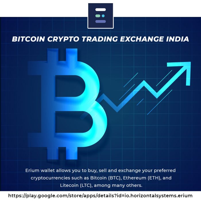 Bitcoin Crypto Trading Exchange in India from Erium Wallet