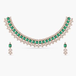 CZ jewellery necklace set