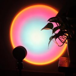 Sunset Projector Lamp Christmas Gifts Tiktok 16 Colors Aura Glow Lights with the Remote Control  ...