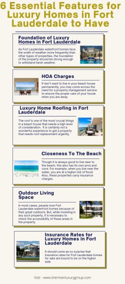6 Essential Features for Luxury Homes in Fort Lauderdale to Have