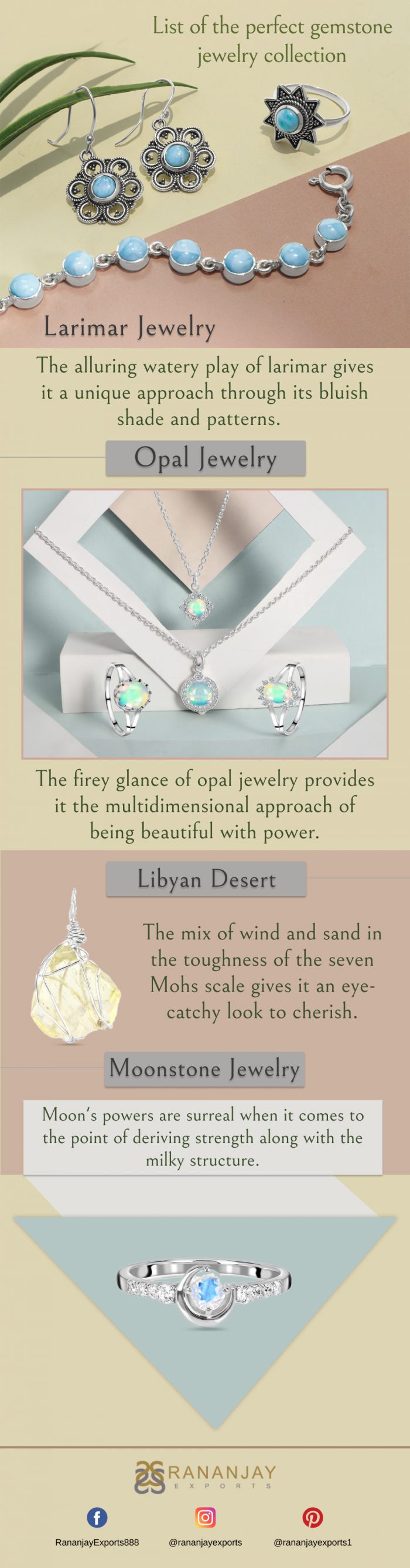 Gemstone Opal Ring At Wholesaleprice From Rananjay Exports