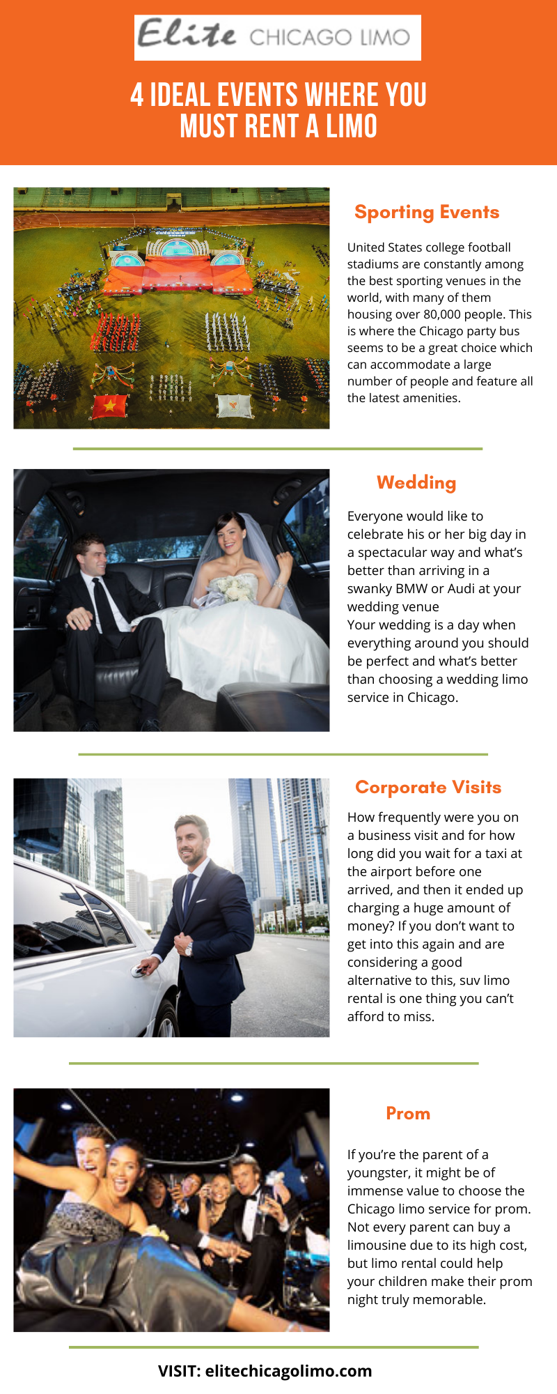 4 Ideal events where you must rent a limo.