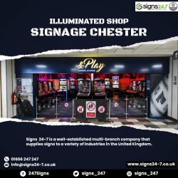 Illuminated Shop Signage Chester