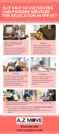 Is it Safe to use Movers and Packers Services for Relocation in the UK?