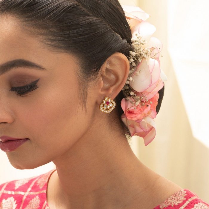 Shop Stunning Silver Stud Earrings Online | Paksha