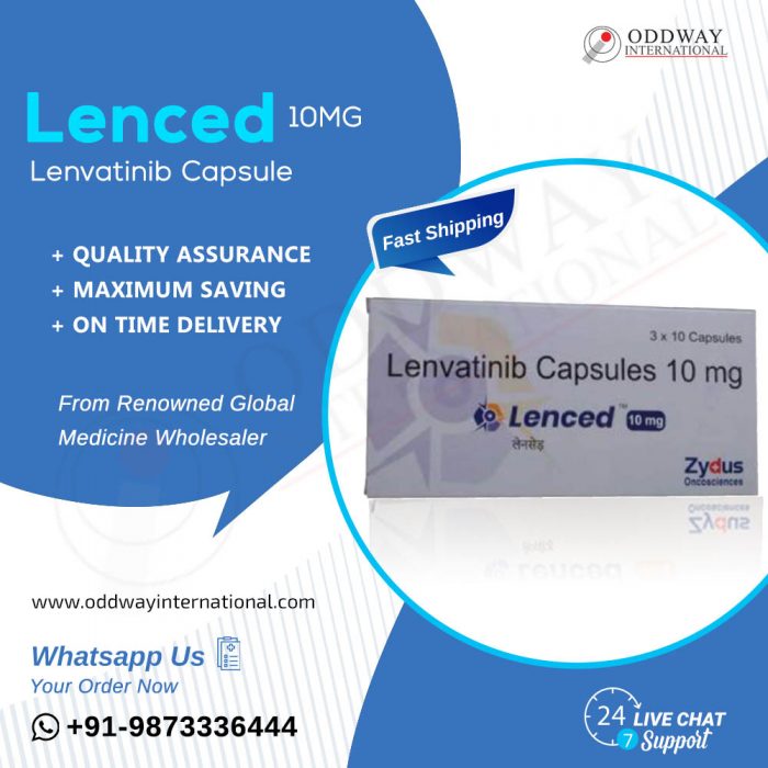 Lenced 10mg Lenvatinib Capsule – Zydus Oncosciences