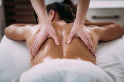 What should be avoided after body massage?