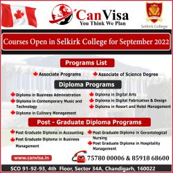 Courses Open in Selkirk College for September 2022
