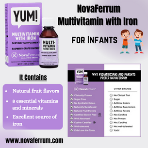 NovaFerrum Multivitamin with Iron for Infants and Toddlers