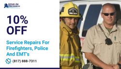 10% Off Service Repairs For Firefighters, Police And EMT’s