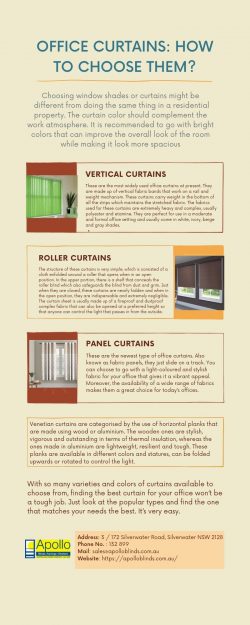 OFFICE CURTAINS: HOW TO CHOOSE THEM?