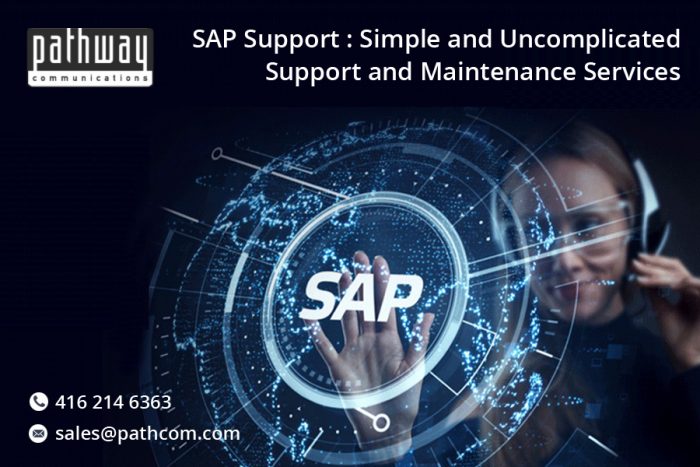 Turn to Pathway Communications for SAP Support Services