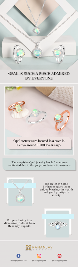 Opal jewelry is such a piece admired by everyone