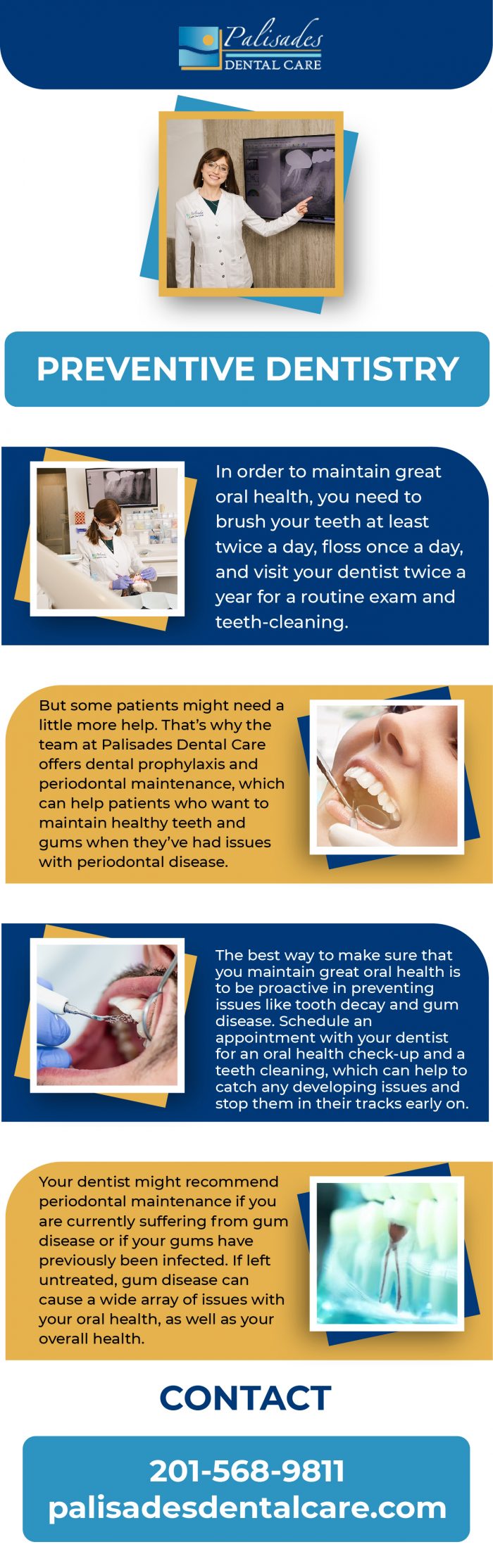 In New Jersey, excellent preventive dentistry is available – Palisades Dental Care