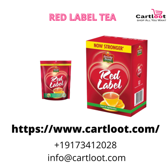 Morning booster Red Label tea at cartloot
