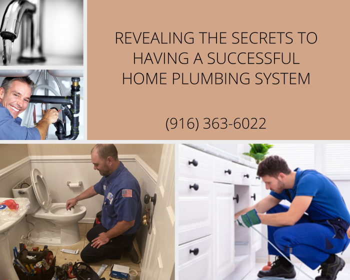 Revealing the Secrets to having a Successful Home Plumbing System