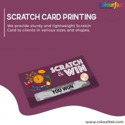 Scratch Card Printing